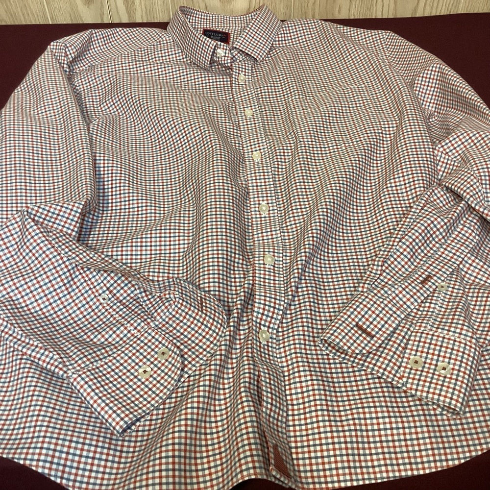 UNTuckit Button Down Cotton Shirt Mens XXL - Picture 13 of 13